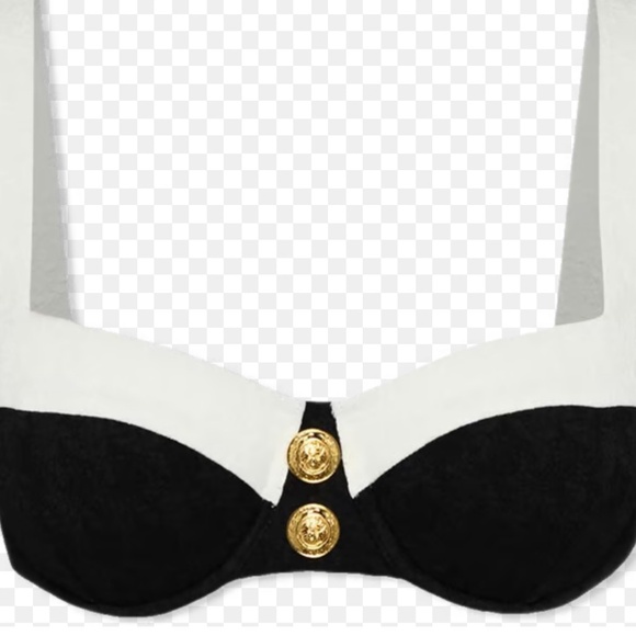 L'AGENCE Women's Alexandria Colorblock Chic Structured Bra Bikini Top - Picture 1 of 7